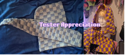 Glitchless Hooded Scarf Pattern