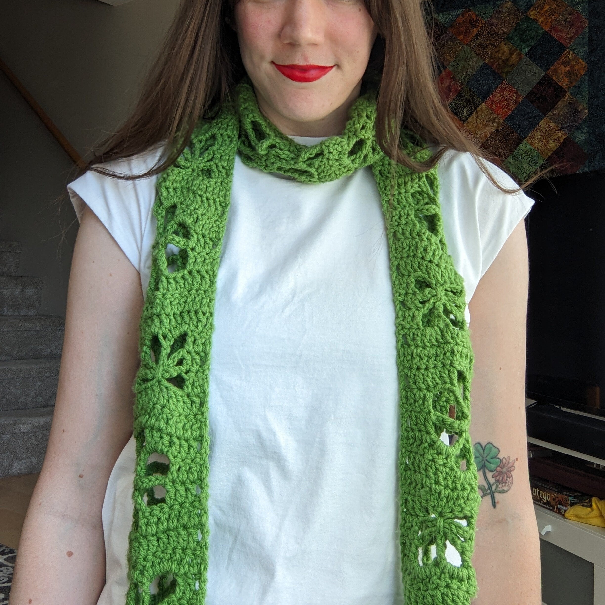 Butterfly Garden Summer Scarf [Pattern]