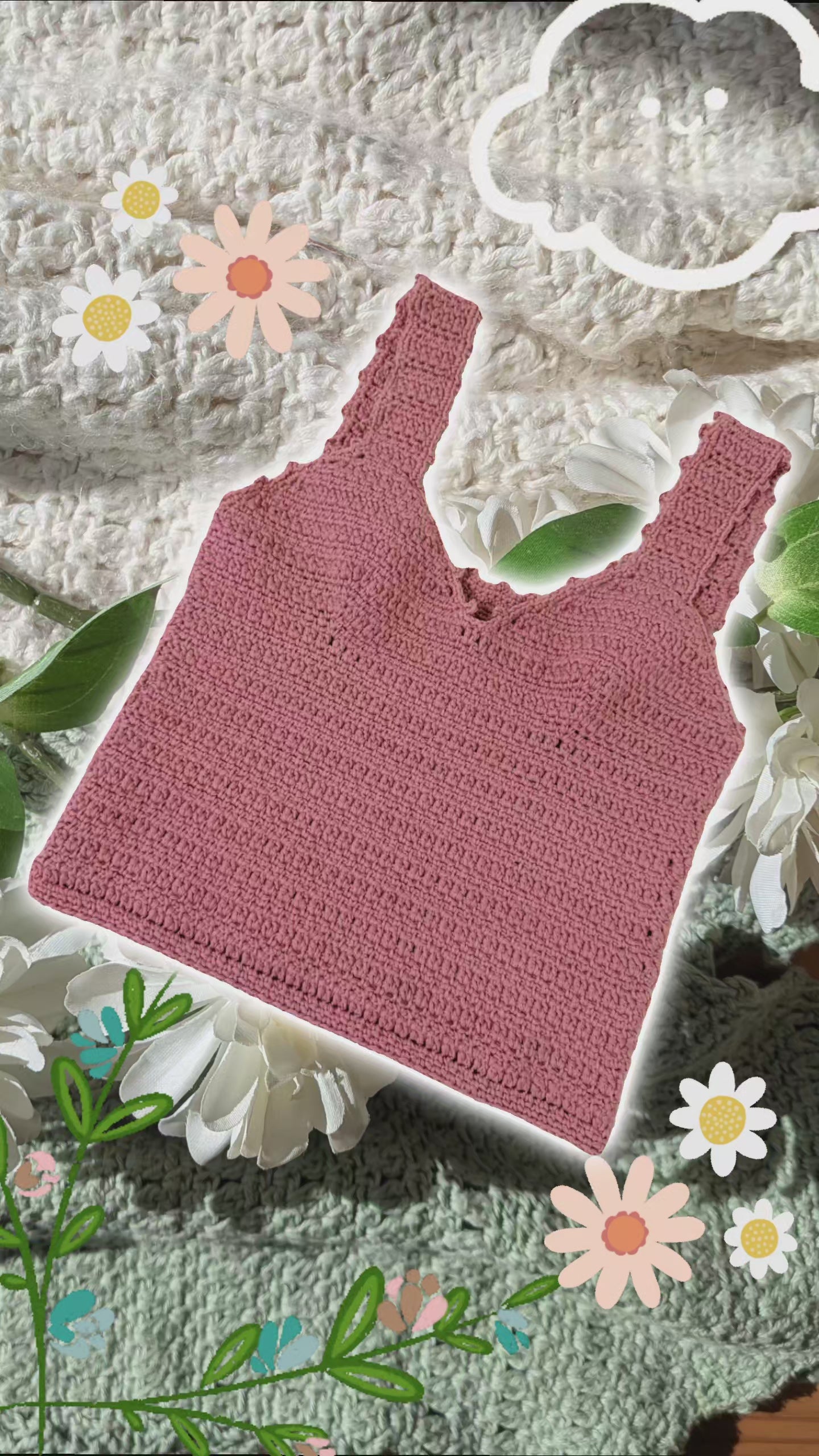 Not So Basic Tank Crochet Pattern
