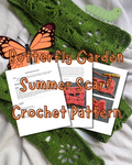 Butterfly Garden Summer Scarf Pattern